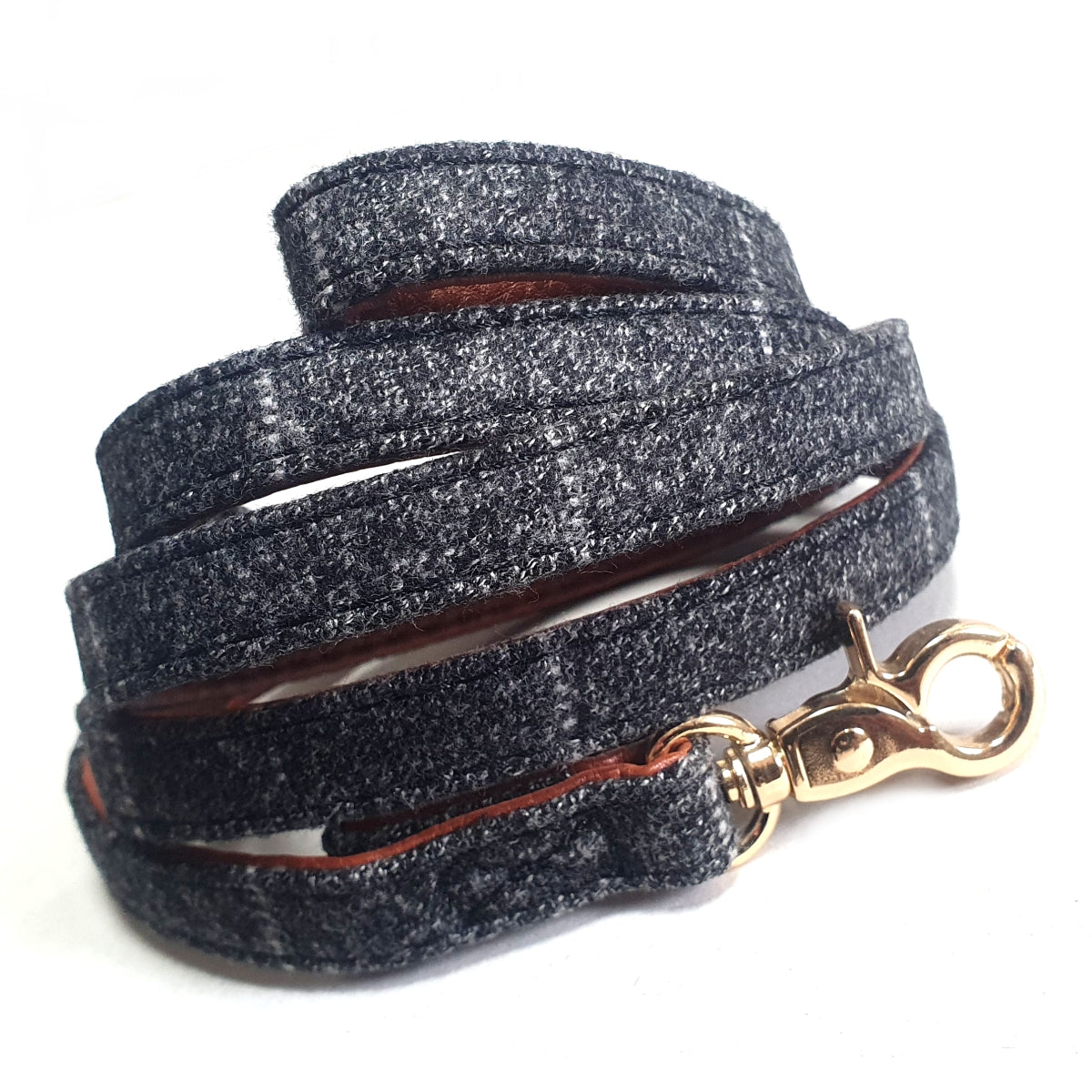 Grey Fabric Dog Lead-0