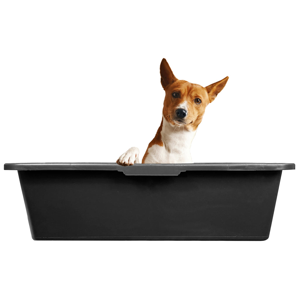 Small Dog Pet Bath with Drain Valve, 40 Litres