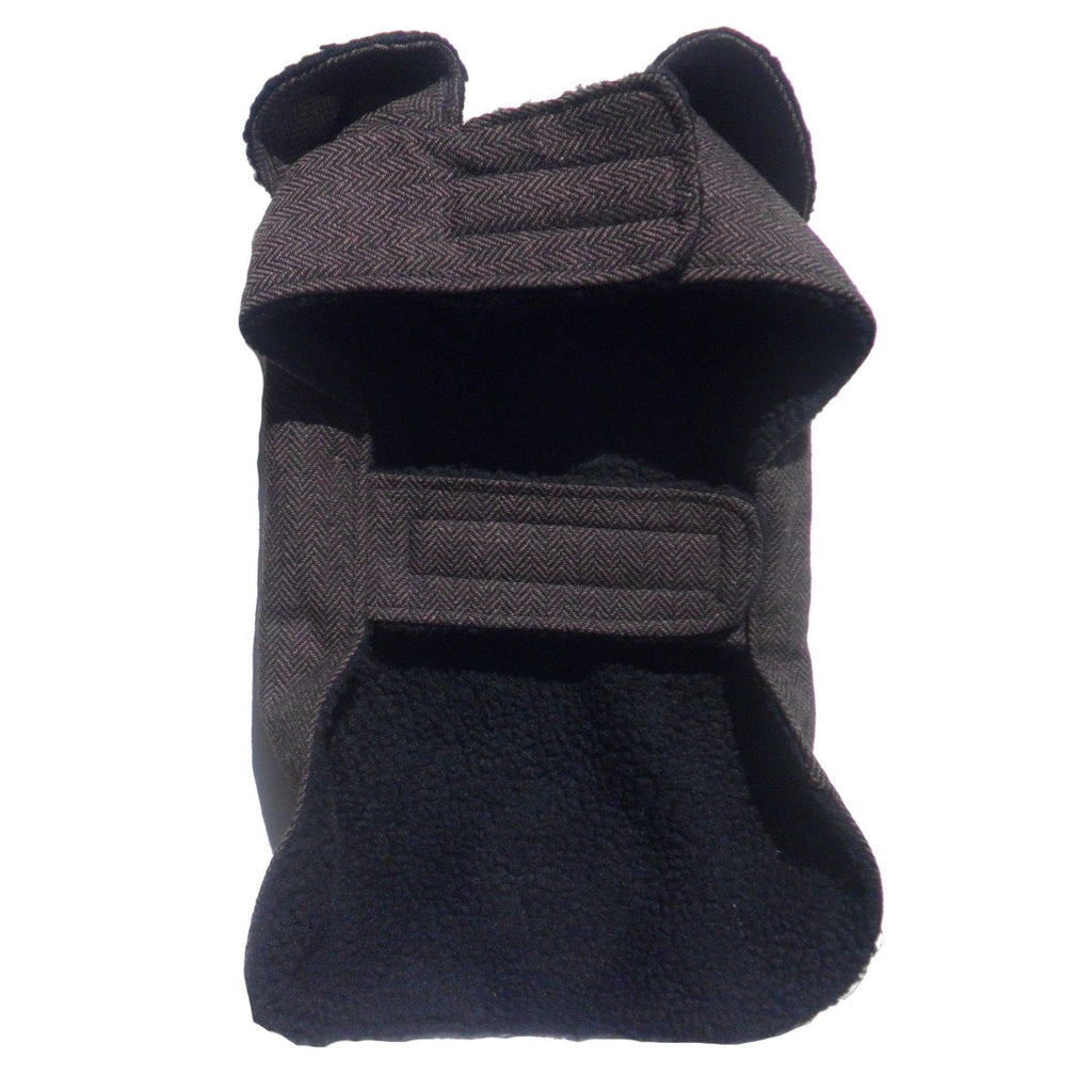 Brown Herringbone Dog Coat