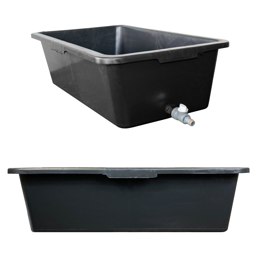 Small Dog Pet Bath with Drain Valve, 40 Litres